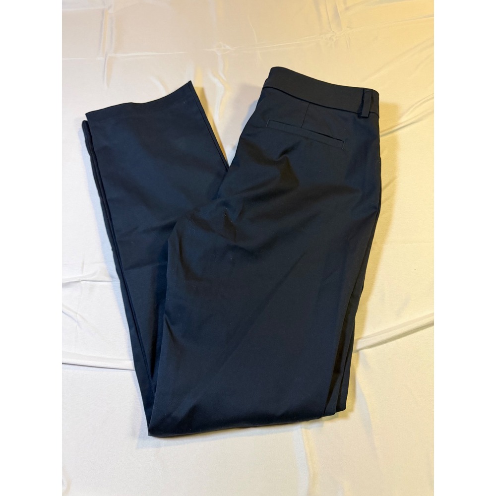 Lee Womens Imperial Blue Straight Leg Pants Size 8 Long 104637547 Stretch Chino